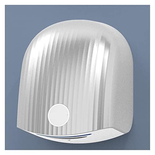 Secadores de Manos, Secador de manos automático, secador inducción pared viento alta velocidad, frío y caliente, 1200W for baño comercial(1)