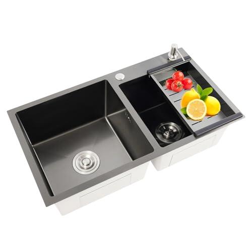 Análisis Profesional: Fregadero Doble para la Cocina Moderna