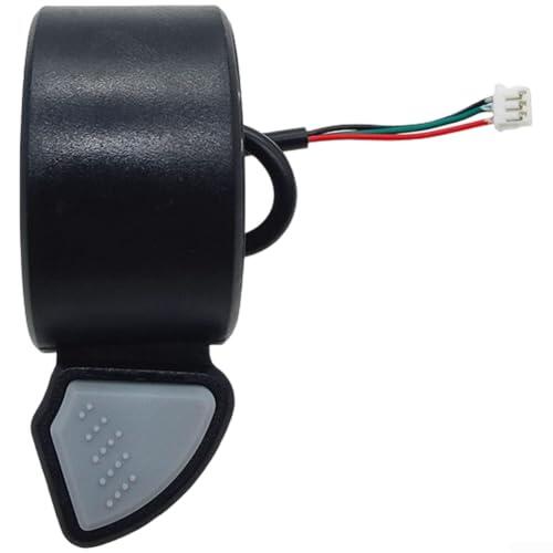 Allthingstore MAX G30D - Acelerador eléctrico y controlador de velocidad de freno con sensor Hall para un control preciso, gris y azul (gris izquierdo)