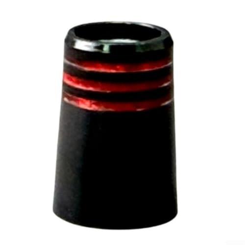 Accarugty Cubiertas de cabeza de hierro de golf, protector de plástico duradero para palos de 9,4 x 20 x 13,8 mm, prevención de arañazos en oro rojo plateado para almacenamiento y viajes (rojo)