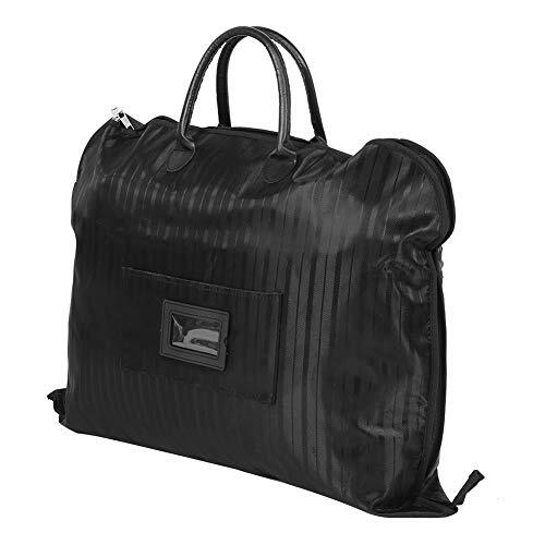 Waterproof Business Suit Travel Storage Bag, Garment Hanging Carrier with Built - in Hanger Buckle, Large Pockets & Dual - Zipper Seal, for Men's and Women's Suits, (Negra)