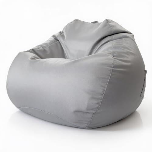 Aiire Sillón Puff Exterior Jardín - Puf con Relleno Incluido para Piscina, Terraza o Porche - Funda Resistente, Desenfundable y Lavable - Bean Bag Chair Exterior e Interior Juvenil o Adultos