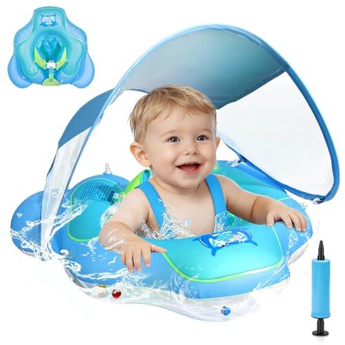 Guía completa del flotador infantil con sombrilla para bebés de 12 a 36 meses