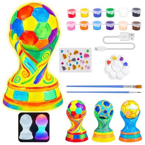 Lámpara de Fútbol DIY: Creatividad y Luz para los Más Jóvenes