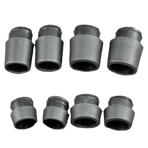 Serenophile Casquillos de golf, mangas de eje, adaptador de la serie G PING de silicona suave, 0.335 0.350 0.370 pulgadas, negro, paquete de 6 para conductor Fairway Hybrid