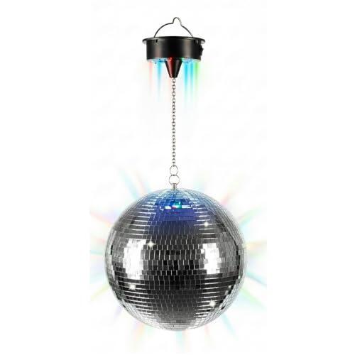 Ilumina tus fiestas con la bola de discoteca giratoria de 40 cm