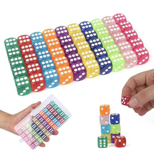 El poder de los 50 dados acrílicos en tus juegos de mesa y enseñanza