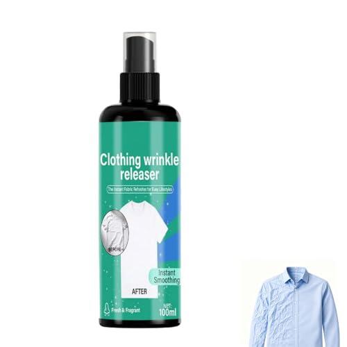 Spray Antiarrugas Instantáneo – Suaviza Las Arrugas En Segundos, 100 Ml, No Requiere Planchado Y Es Fácil De Usar, Spray Antiarrugas De Acción Rápida Para El Hogar O Los Viajes (1Pcs-A)