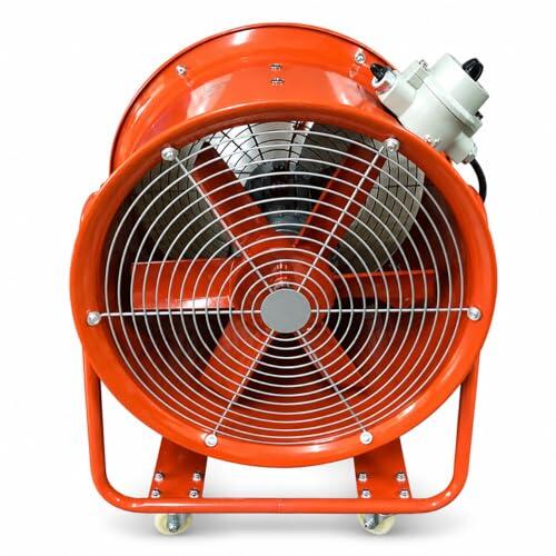 Ventilador Industrial Antideflagrante HHEMSTD: Potencia y Seguridad para Entornos Exigentes