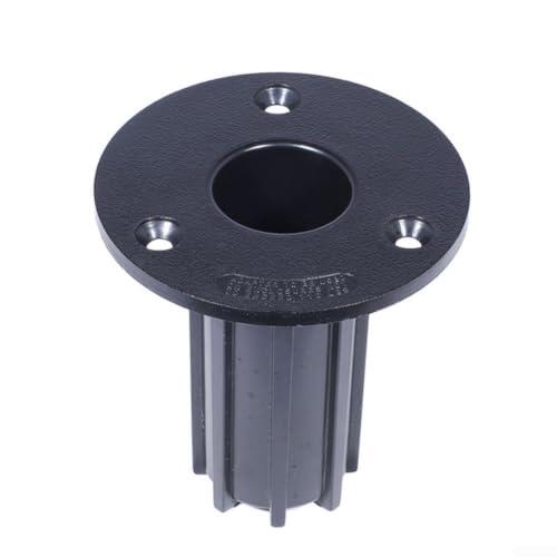 JoyousMall Soporte de altavoz trípode resistente para montaje en suelo, altura ajustable para monitor de estudio PA, configuración de escenario, base de plástico negro (G)