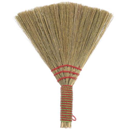 BESPORTBLE Escoba de Mano de Miscanthus para Limpieza de Pisos y Sofás, Diseño Versátil y Cerdas Suaves para Hogar y Cocina