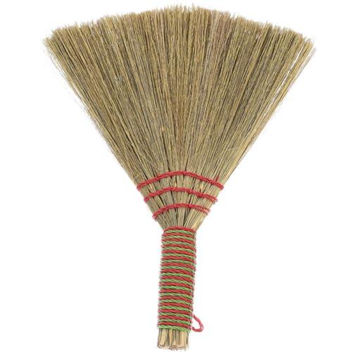 GALPADA Escoba Barredora Ligera de Miscanthus para Limpieza de Escritorios y Sofás, Cepillo Suave y Compacto Adecuado para Accesorios de Cocina y Hogar