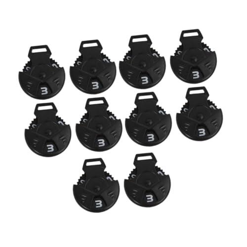 Amagogo 10 Etiquetas numeradas Intercambiables para Fundas Palos Golf, Regalo para golfistas Hombres y Mujeres, Accesorios Golf, Etiquetas numeradas, Style a