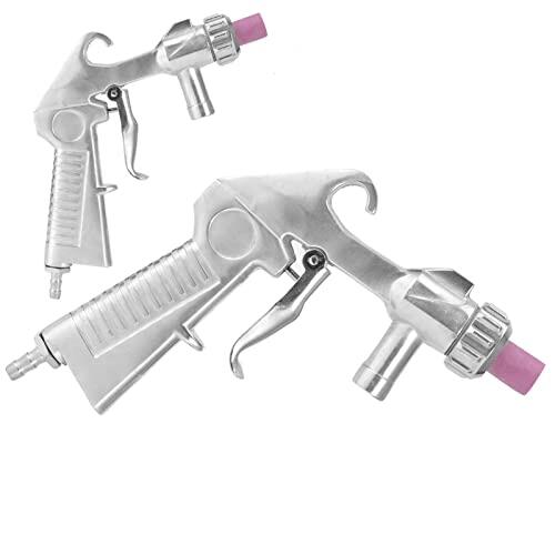 Aramox Neumática Aleación de Aluminio Neumática Máquina de Chorro de Manual de 60 a 120 PSI con Boquillas de Cerámica para Eliminación de óxido Rueda de Ladrillo