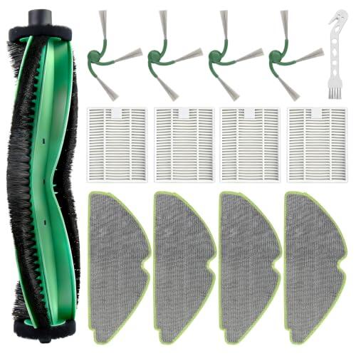 Kit 14 Piezas Repuesto para iRobot 115 Combo/115 Combo+ Aspiradora | 1 Cepillo Principal, 4 Laterales, 4 Filtros HEPA, 4 Fregonas, 1 Cepillo Limpieza, Lavable y Reutilizables, Fácil Instalación