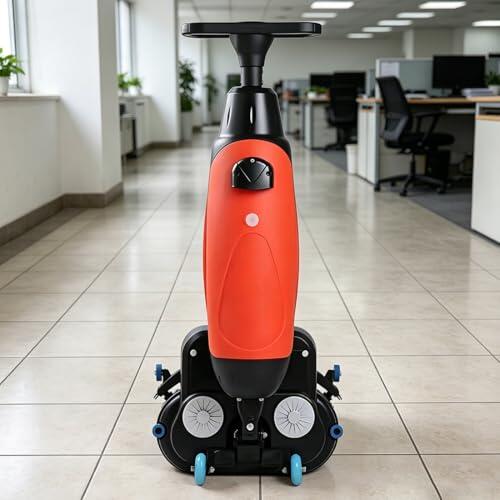 Secador de suelo comercial, limpiador eléctrico con ancho de limpieza de 430 mm, cobertura de 1200㎡/H para oficinas, tiendas minoristas y espacios comerciales