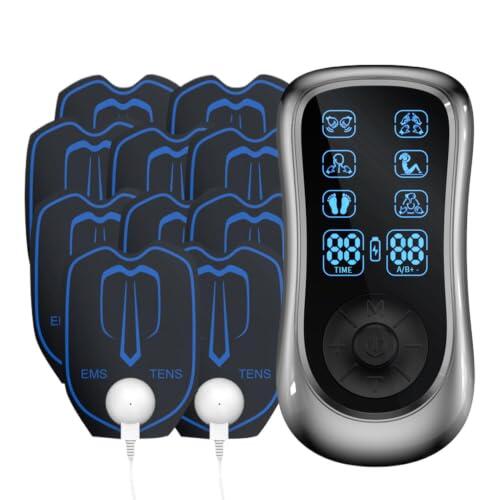 Masajeador Corporal 6 Modos 19 Intensidades con Parches de Gel