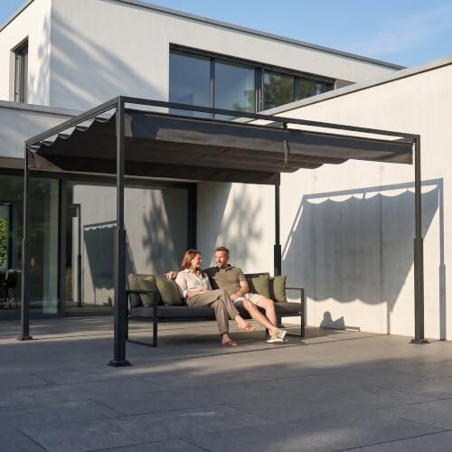 Transforma tu jardín: Análisis completo de la pérgola metálica UISEBRT 3x4 m