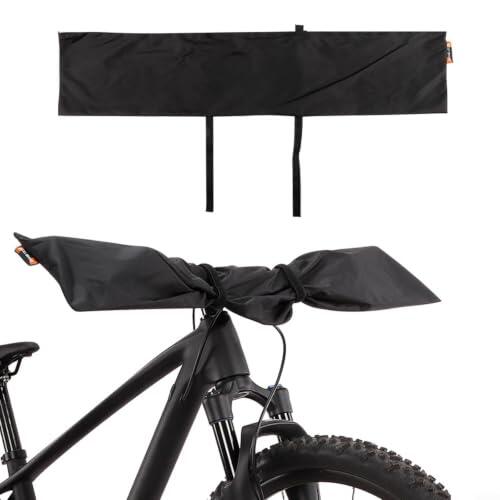 Gdfnmogo Bolsa de protección de transporte para bicicleta eléctrica, cubierta antipolvo para manillar de bicicleta en nailon 210D, protector de suciedad para bicicleta eléctrica