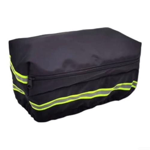 Funda impermeable para bicicleta eléctrica, funda protectora para asiento trasero de bicicleta con bolsillo de almacenamiento, protector solar reflectante para lluvia para bicicleta eléctrica, color