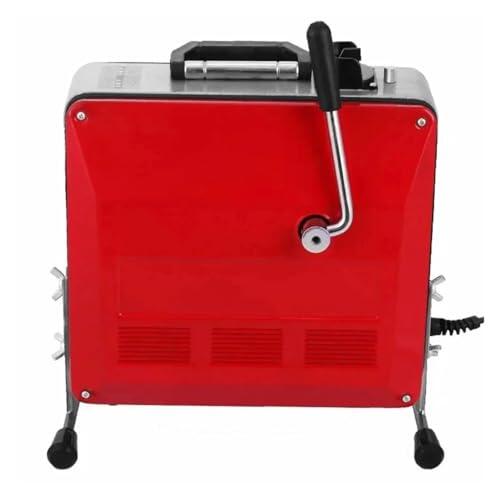 Limpiador de desagües eléctrico, potente máquina de limpieza de aguas residuales para tuberías de 20-150 mm, herramienta de limpieza eficiente para obstrucciones y bloqueos, rendimiento duradero y