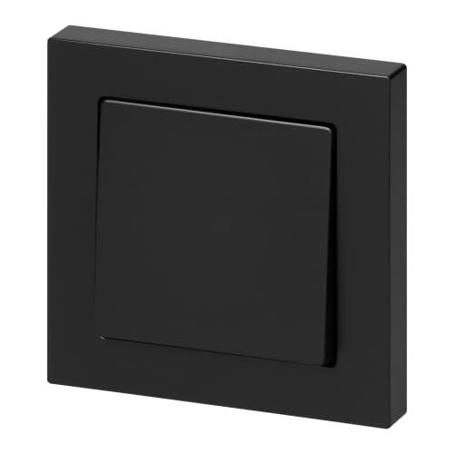 Guía técnica del pulsador de timbre Miratic en negro mate