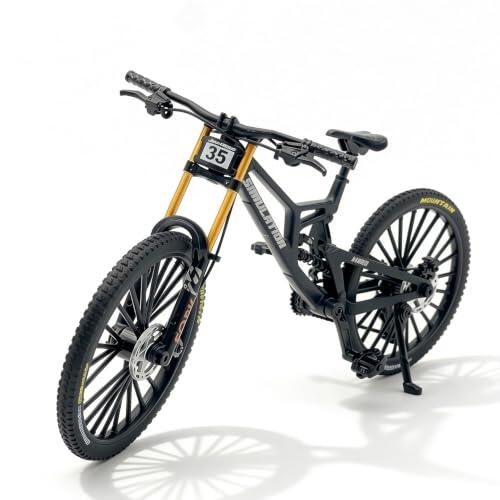 Mini bicicleta de montaña a escala 1:10 para colección y decoración