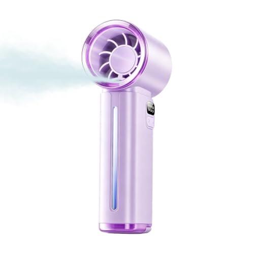 Ventilador de mano compacto: frescor regulable para cualquier lugar