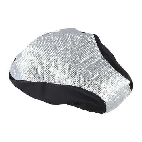 Caswynlife Funda de asiento de bicicleta aislante térmica, protector impermeable para sillín de bicicleta, con lámina de aluminio de doble cara, accesorio de ciclismo resistente a los arañazos, para