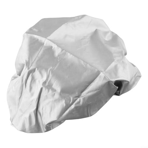 Cubierta impermeable para sillín de bicicleta, protector de asiento de PVC, tapa antipolvo elástica para bicicleta de carretera, montaña, ciclismo, al aire libre, color negro y plateado