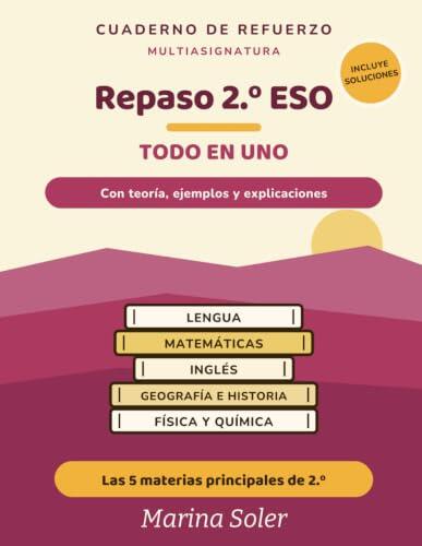 Cómo organizar el estudio en 2.º de la ESO con un único cuaderno de refuerzo