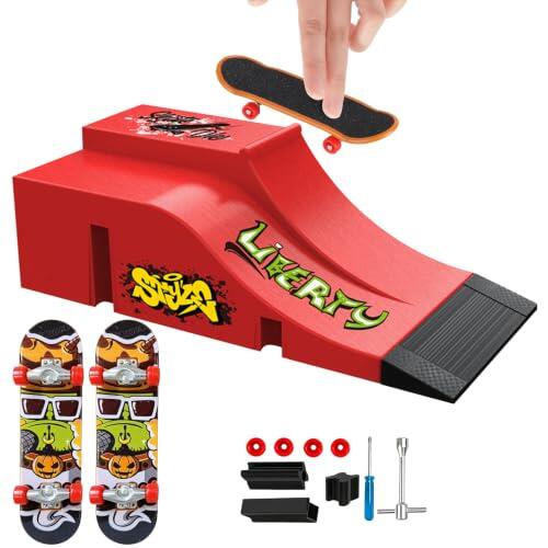 Domina el arte del Fingerboard: Todo sobre el set ZHITENG con rampa y patinete