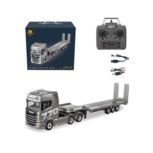 Análisis técnico del camión RC MODDECO 770S escala 1/18 con remolque