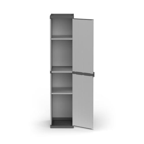 Solución de Almacenamiento Versátil: Análisis del Armario Alto de Resina BB BuyBath