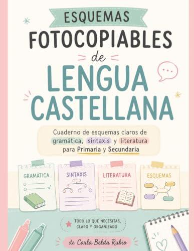 Simplificando la enseñanza de la Lengua Castellana: esquemas visuales para Primaria y Secundaria