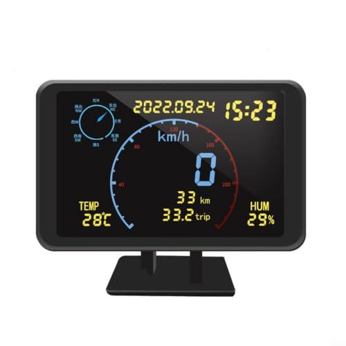 Conducción más segura: Análisis del velocímetro HUD GPS KiraKira