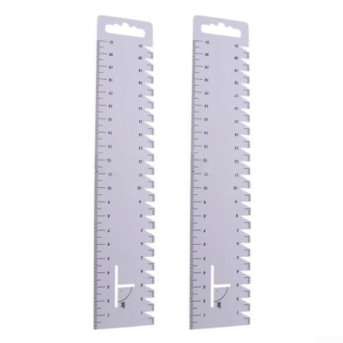 Regla de costura ultrafina de 21 cm: Precisión flexible para patchwork