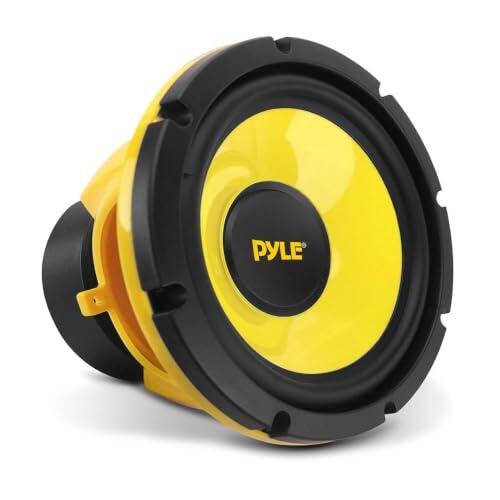 Pyle Altavoces midbass para Auto, 8”, 400V, 4 ohmios, Frecuencia de 50Hz-5KHz, Profundidad de Montaje de 3.6”