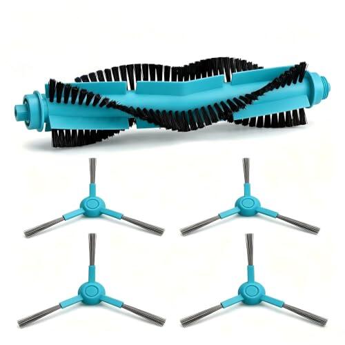 Rodillo Central y 4 Cepillos Laterales para Conga 3290 3490 Elite 4090 5090 | Kit de Recambios para Conga 4690 5490 6090 7090, Kit Cepillos Repuesto para Conga, Accesorios para Cecotec Robot Aspirador