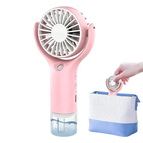 Alivia el calor en cualquier lugar con este ventilador de niebla portátil