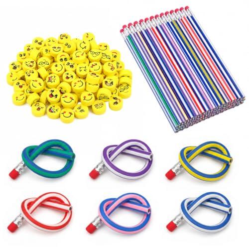 Lápices flexibles y gomas smiley: creatividad y diversión para el aprendizaje