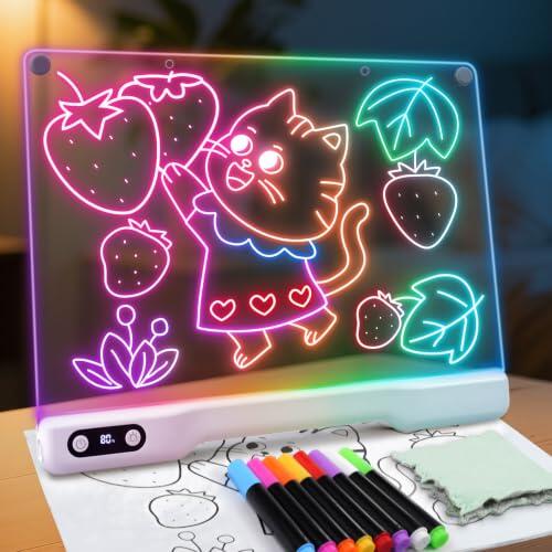 Ilumina la creatividad infantil: Análisis del tablero LED RealPlus