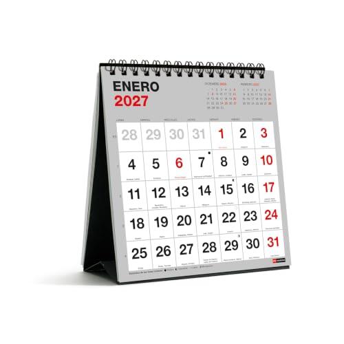 Organización y previsión para el año 2027: Análisis del calendario de sobremesa Miquelrius