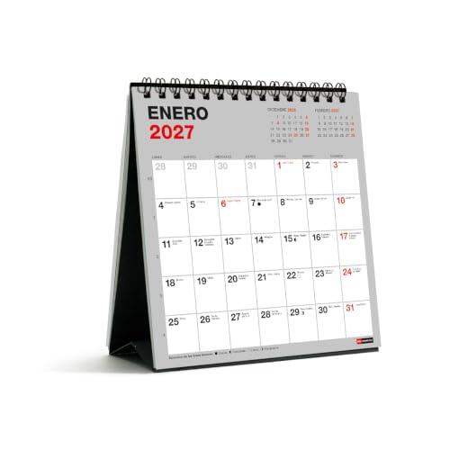 Planificación y organización para el año 2027 con el calendario de sobremesa Miquelrius Basic