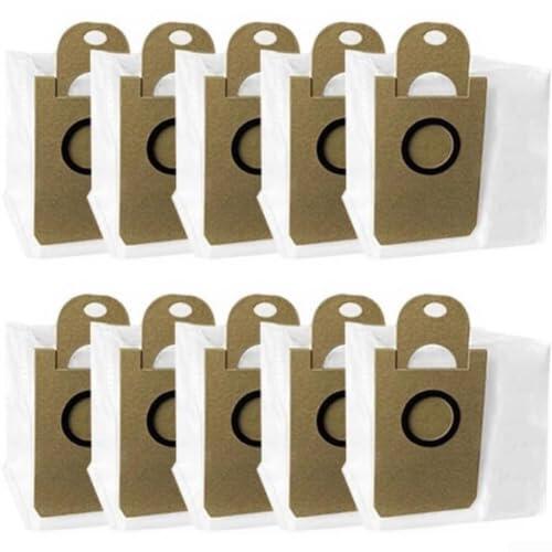 Compatible con Switchbot para mini aspiradoras robot K10+ y K10+ Pro, bolsas de polvo de alta eficiencia con filtro Meltblow, 10 piezas