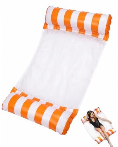 Disfruta del agua con la colchoneta inflable LONZIKP: Comodidad y estabilidad en la piscina
