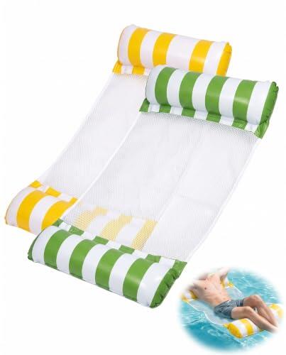 Disfruta del verano al máximo con la hamaca inflable LONZIKP para piscina
