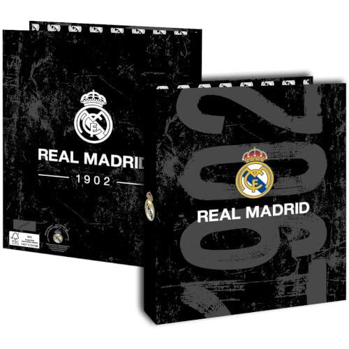 Organización y pasión merengue: análisis de la carpeta escolar A4 del Real Madrid