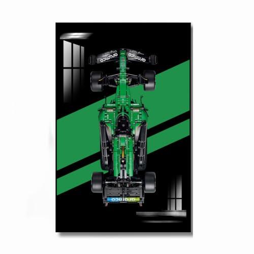 Eleva tu F1 de Lego Technic a la pared con este soporte de alta gama