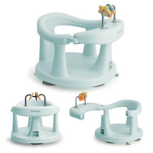 La hora del baño del bebé: seguridad y comodidad con el asiento giratorio Olmitos